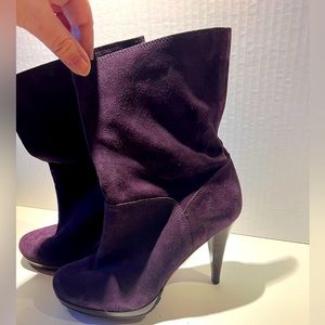 Cole Haan - boots purple brand new with nike air . Dont have box or tag